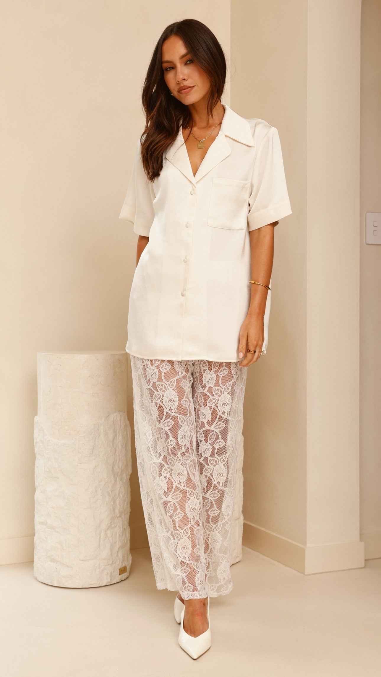 SHEER LACE MIDI CASUAL SUMMER DRESS