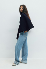 Belted Cape Jacket