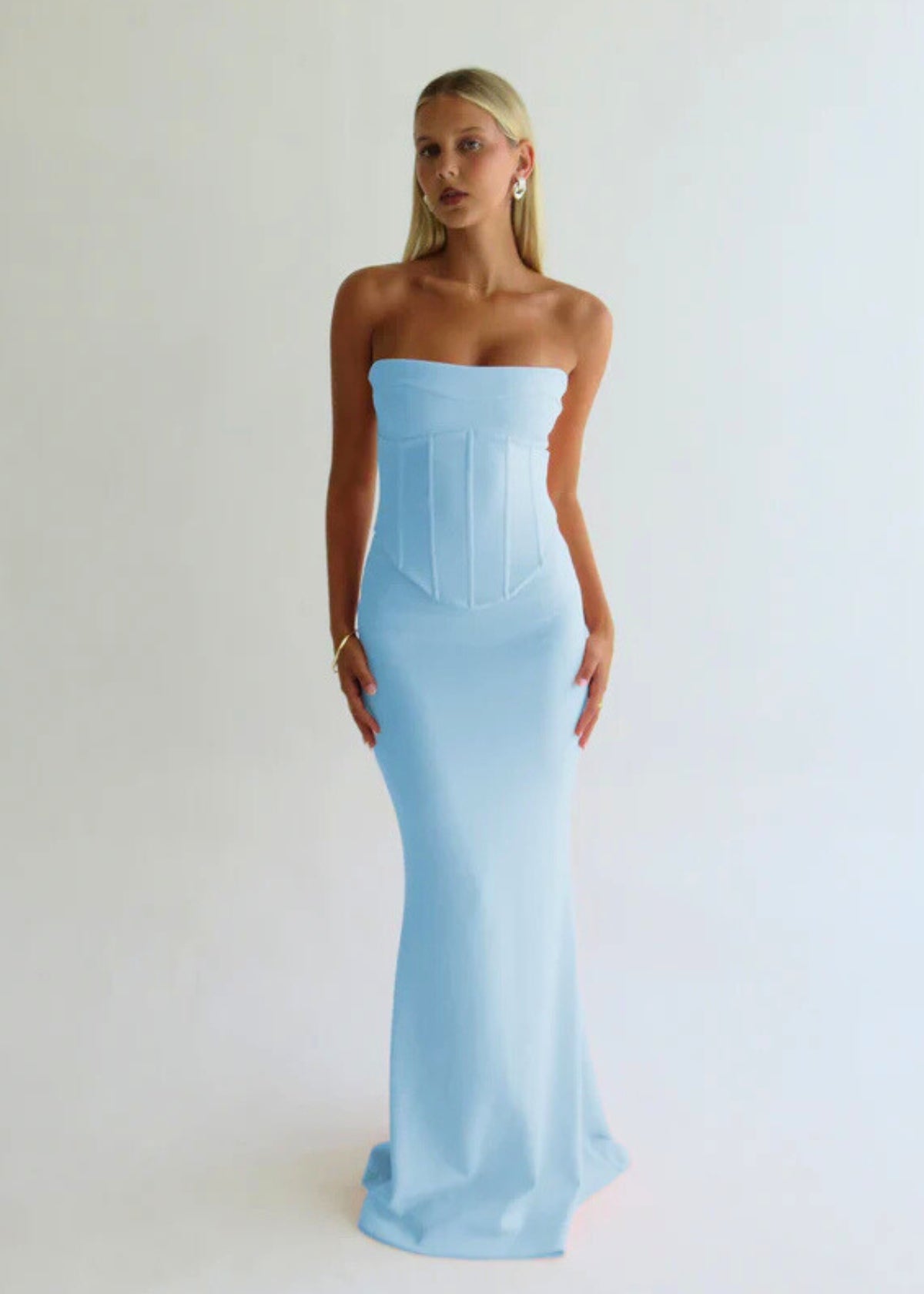 Louie Dress in Soft Blue