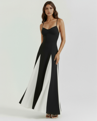 Paneled Silhouette, Polyester Spandex, Date Nights & Garden Parties