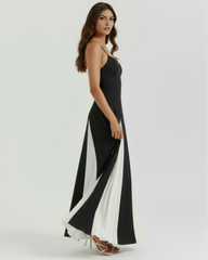 Paneled Silhouette, Polyester Spandex, Date Nights & Garden Parties