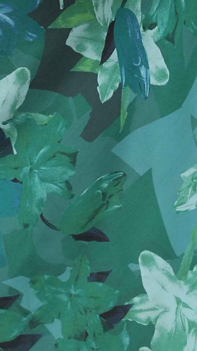Miya Maxi Dress - Green Print