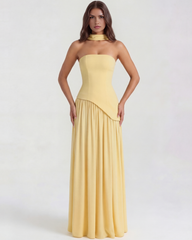 Serena Butter Yellow Maxi Dress