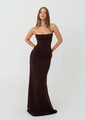 Brown Louie Evening Dress