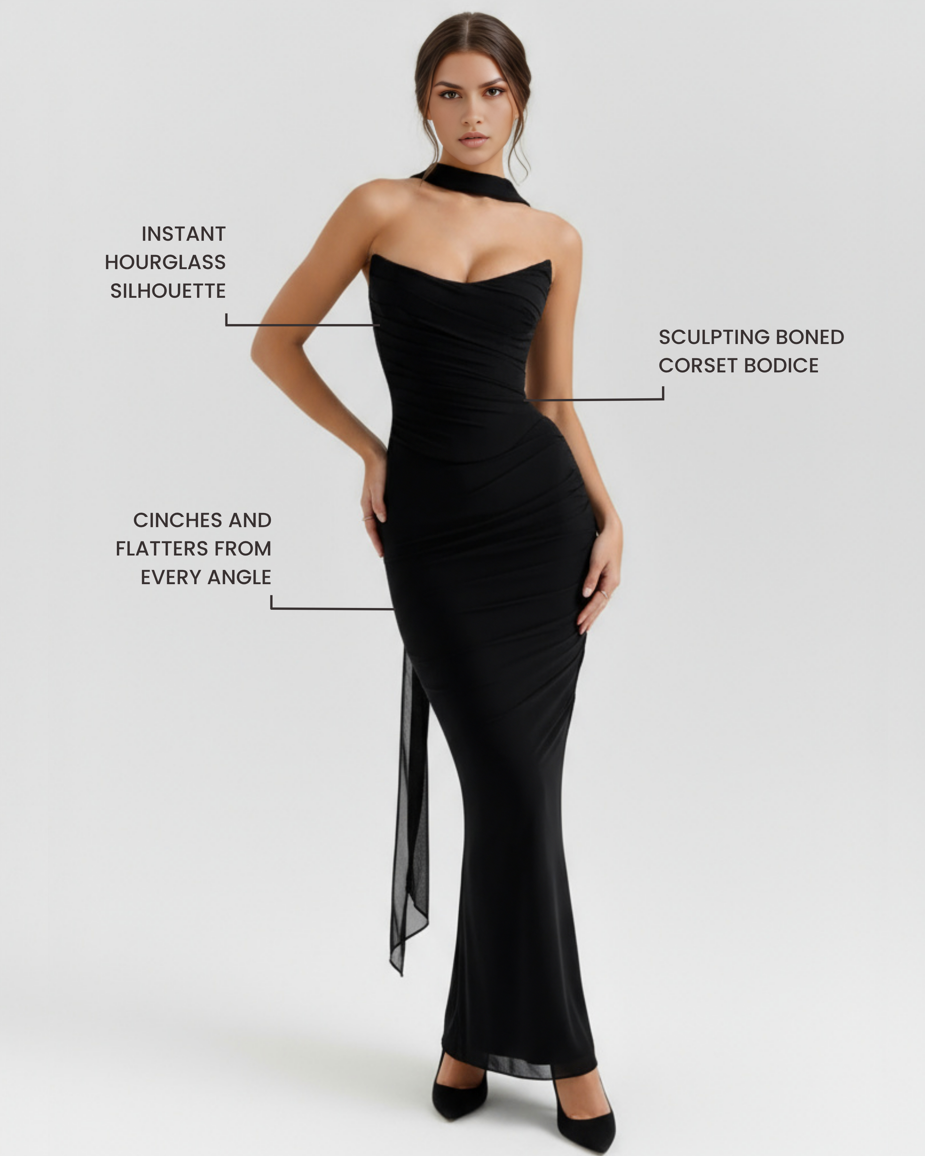 Corset & Skirt with Scarf, Romantic Events & Occasions