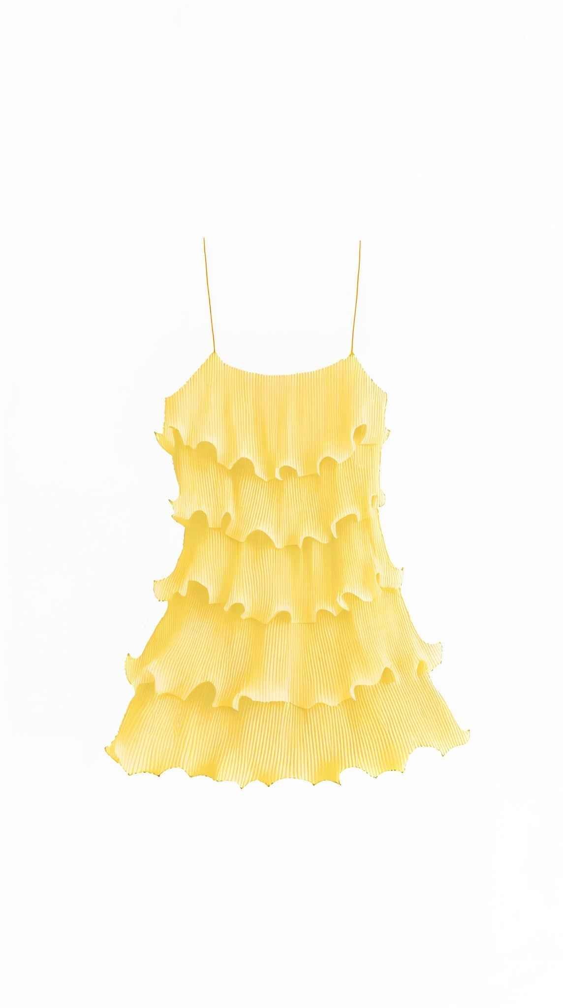 Lucia Butter Yellow Mini Dress