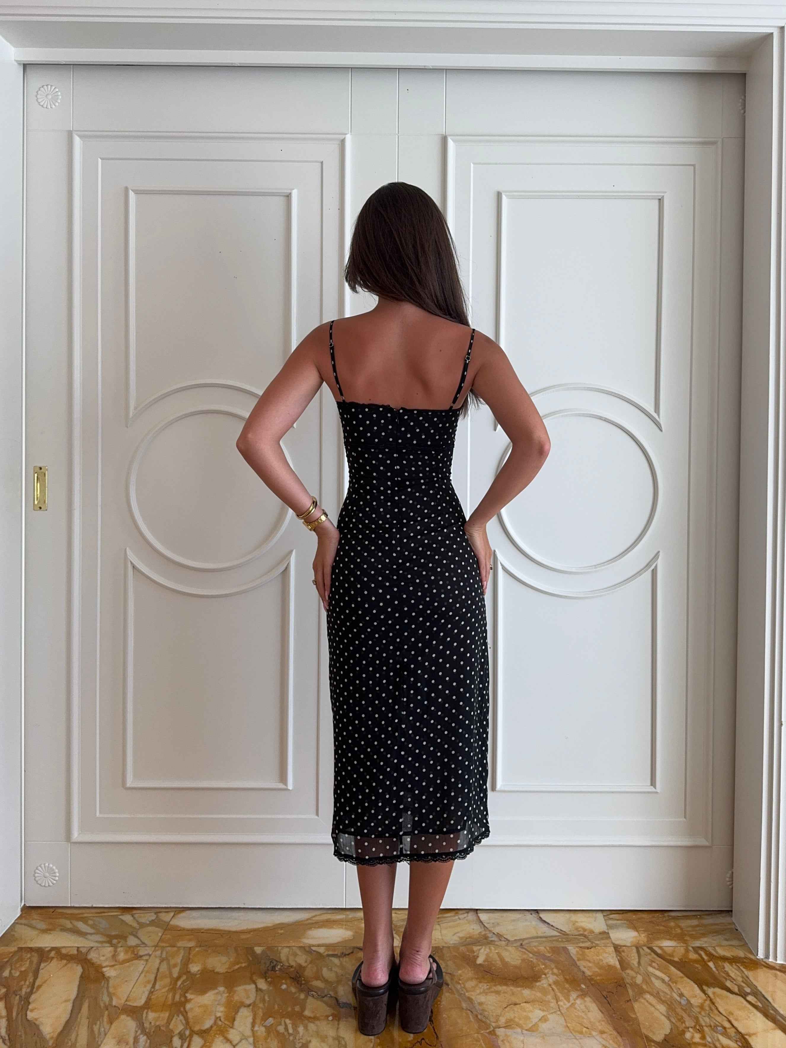 LACE FITTED MIDI COCKTAIL PARTY DRESS