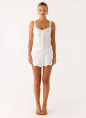 Addictive Mini Skort - White