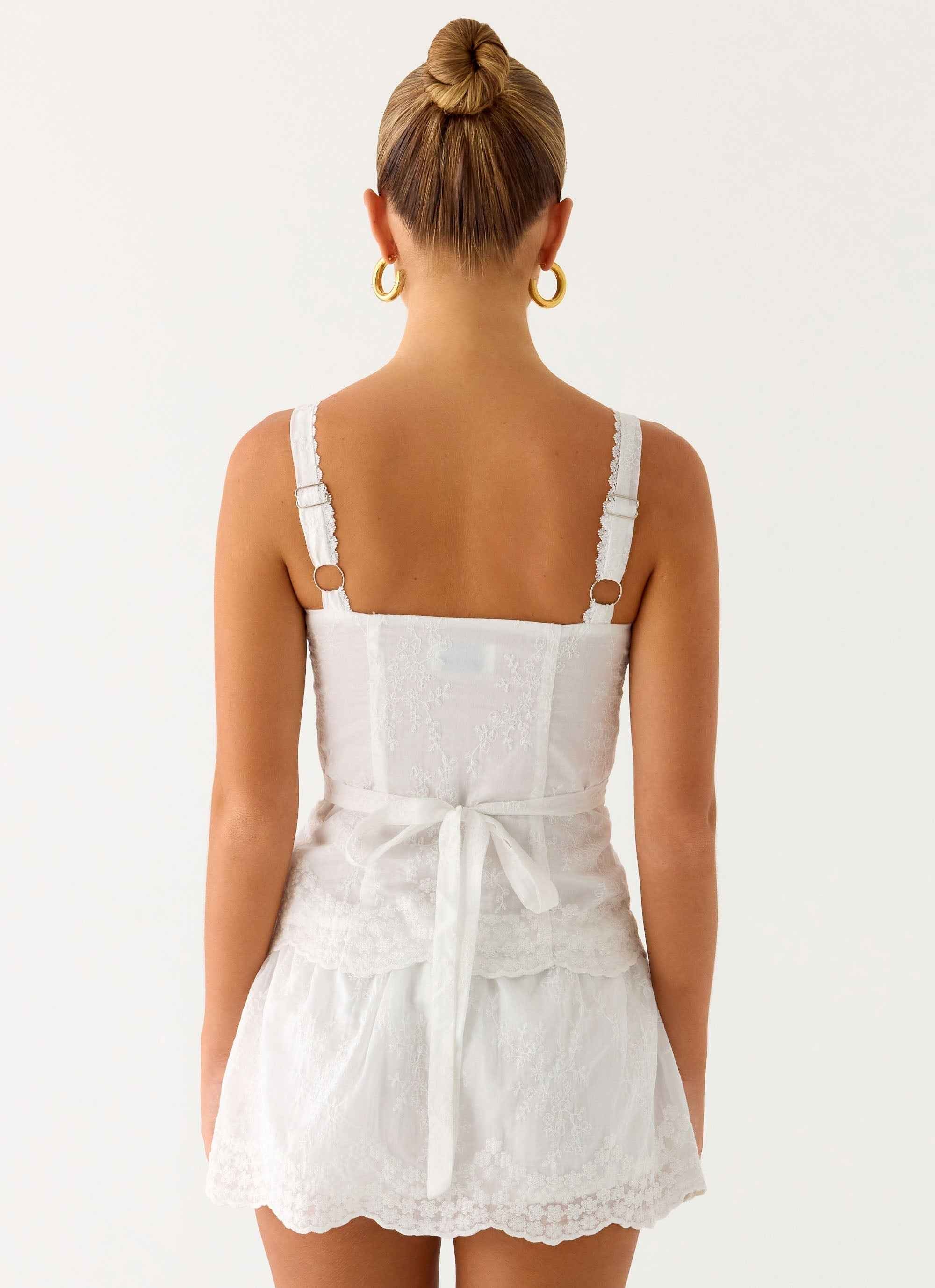 Addictive Mini Skort - White