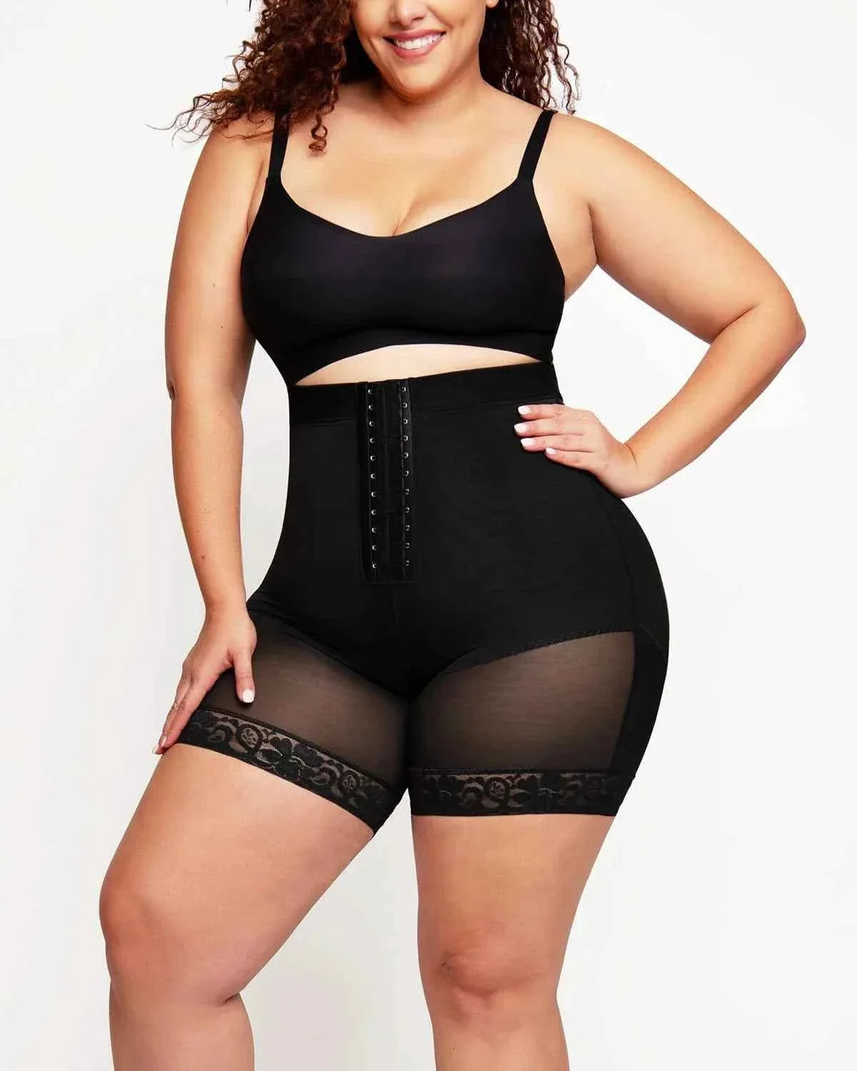 Bare Essentials High-Waisted Shaper Short - Black Booty Lift