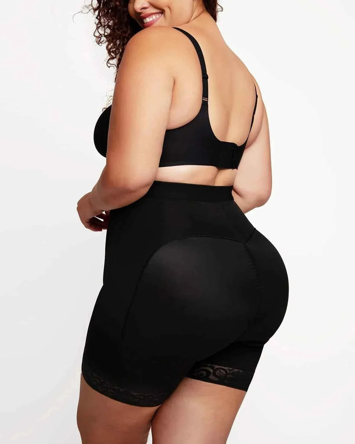 Bare Essentials High-Waisted Shaper Short - Black Booty Lift