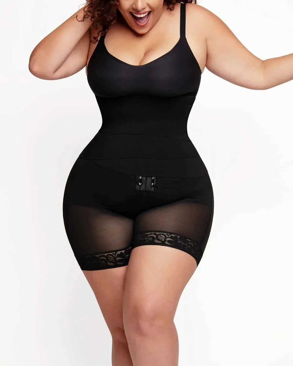 Bare Essentials High-Waisted Shaper Short - Black Booty Lift