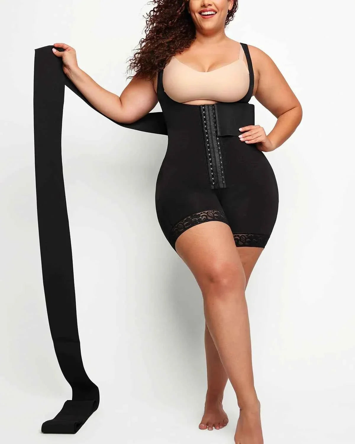Bare Essentials AirSlim Bodysuit - Black Wrap