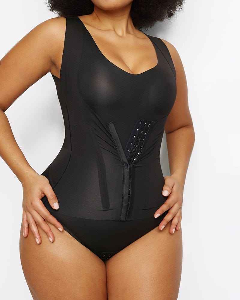 Bare Essentials Shaping Bodysuit - Cream 3-in-1 Design