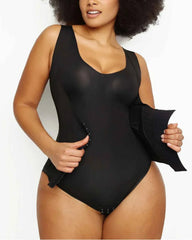 Bare Essentials Shaping Bodysuit - Cream 3-in-1 Design
