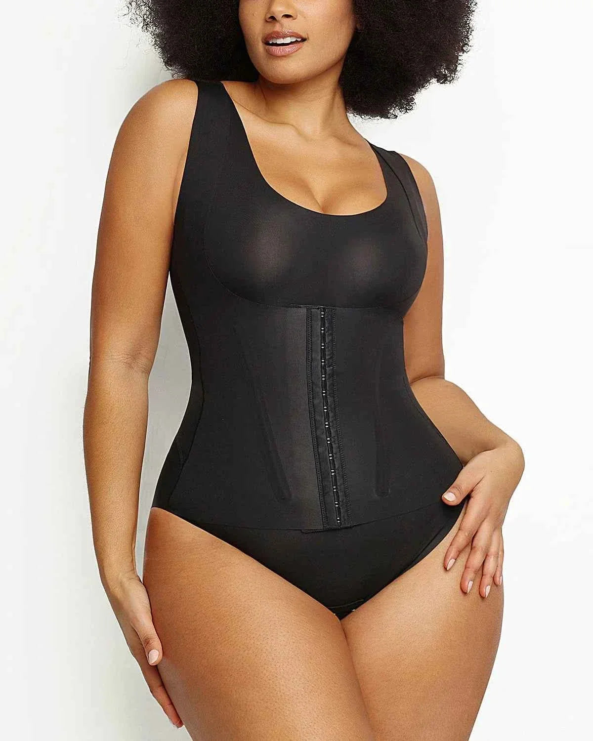 Bare Essentials Shaping Bodysuit - Cream 3-in-1 Design