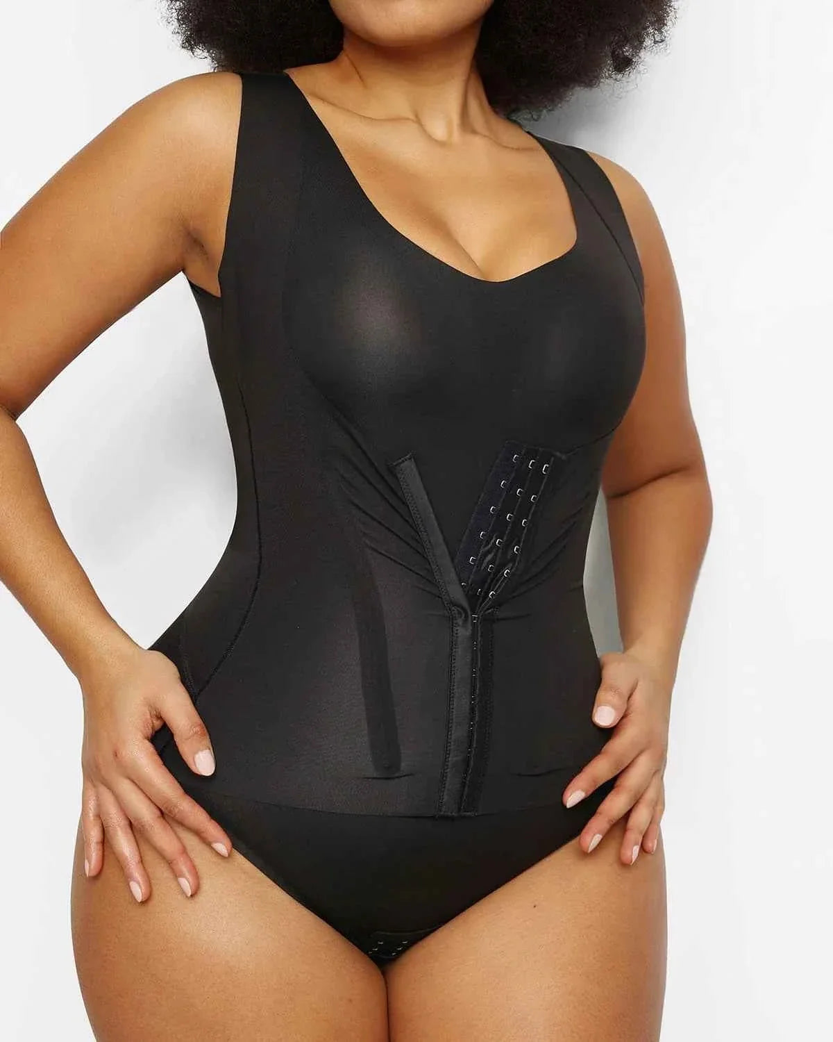 Bare Essentials Shaping Bodysuit - Cream 3-in-1 Design