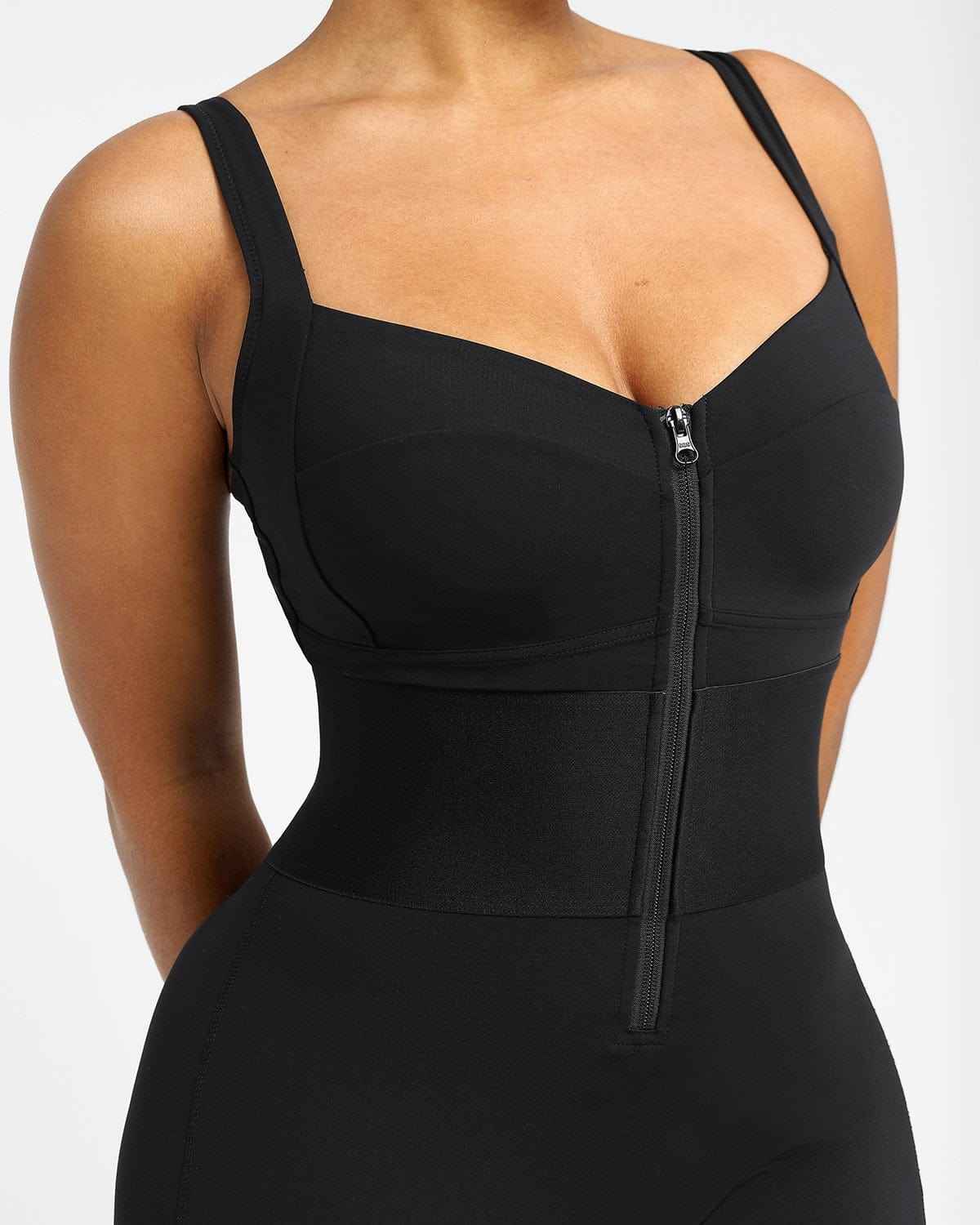 Bare Essentials Maxi Dress - Black Elastic Waistband