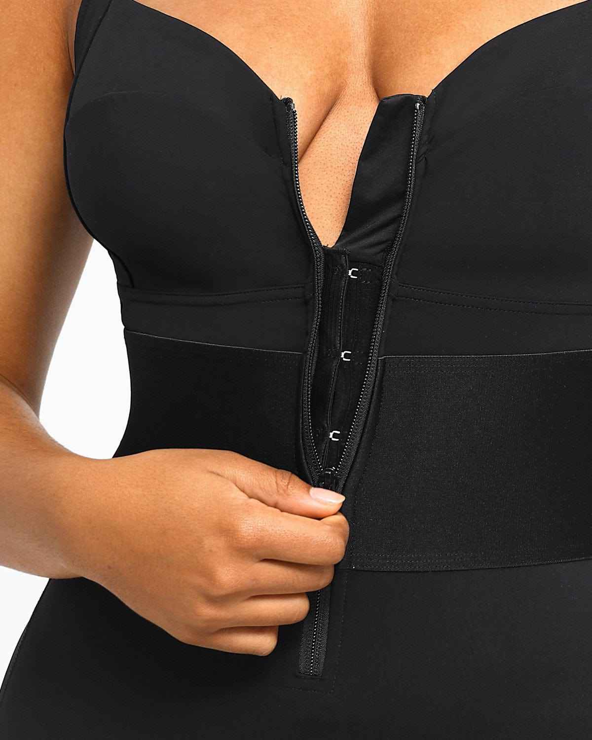 Bare Essentials Maxi Dress - Black Elastic Waistband