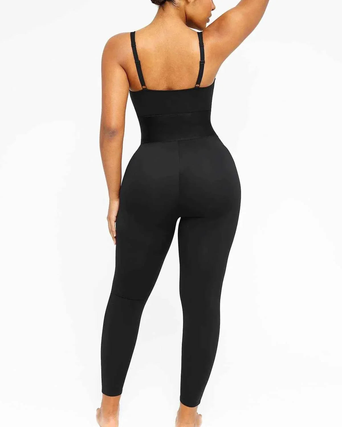 Bare Essentials Maxi Dress - Black Elastic Waistband