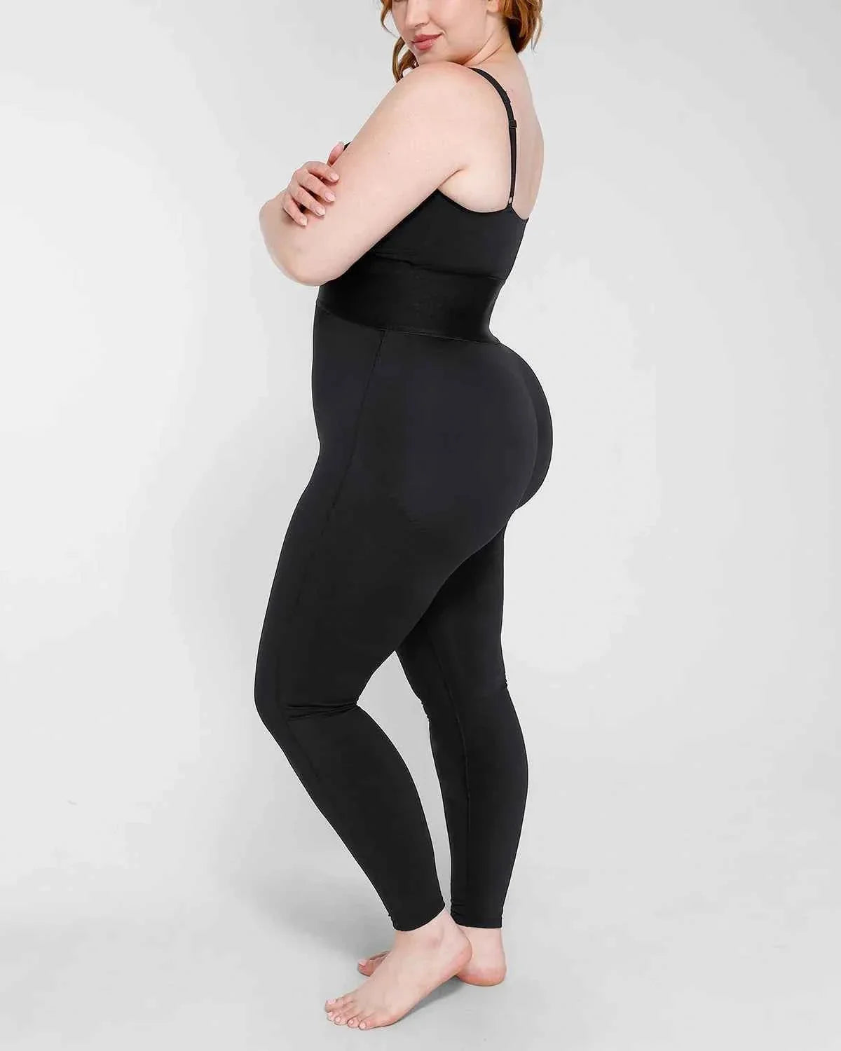 Bare Essentials Maxi Dress - Black Elastic Waistband