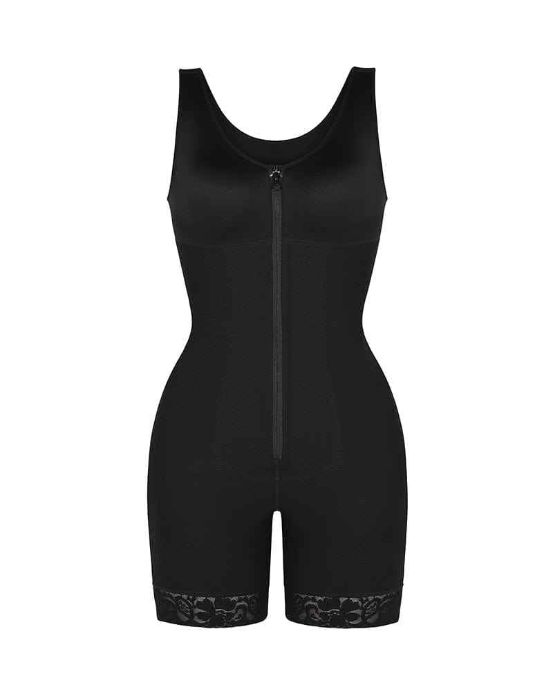 AirSlim Full Coverage Bodysuit - Black Tummy Control