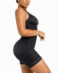 AirSlim Full Coverage Bodysuit - Black Tummy Control