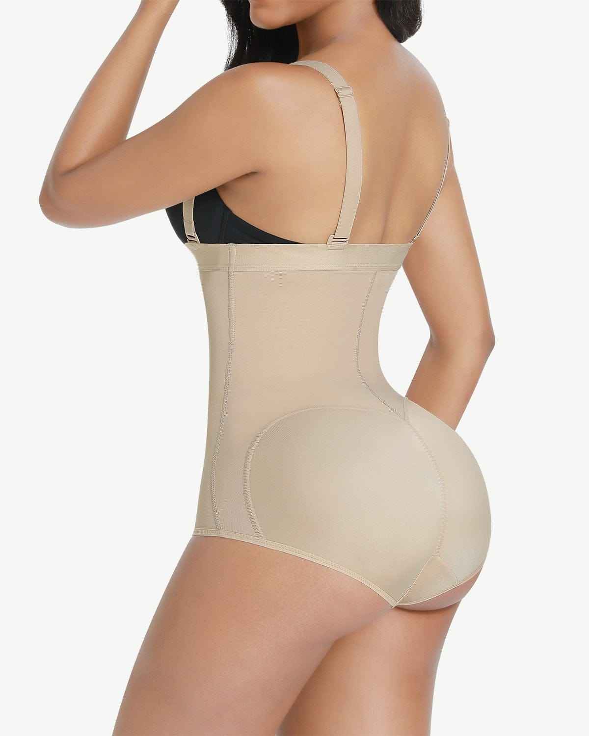 Bare Essentials High-Waisted Brief - Black Adjustable Straps