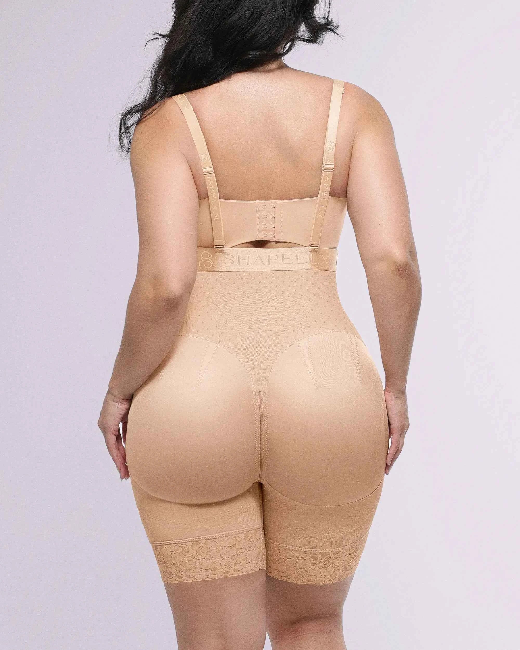 BOOT-YEAHâ„?High-Waisted Mini Dress - Polka Dot Lace
