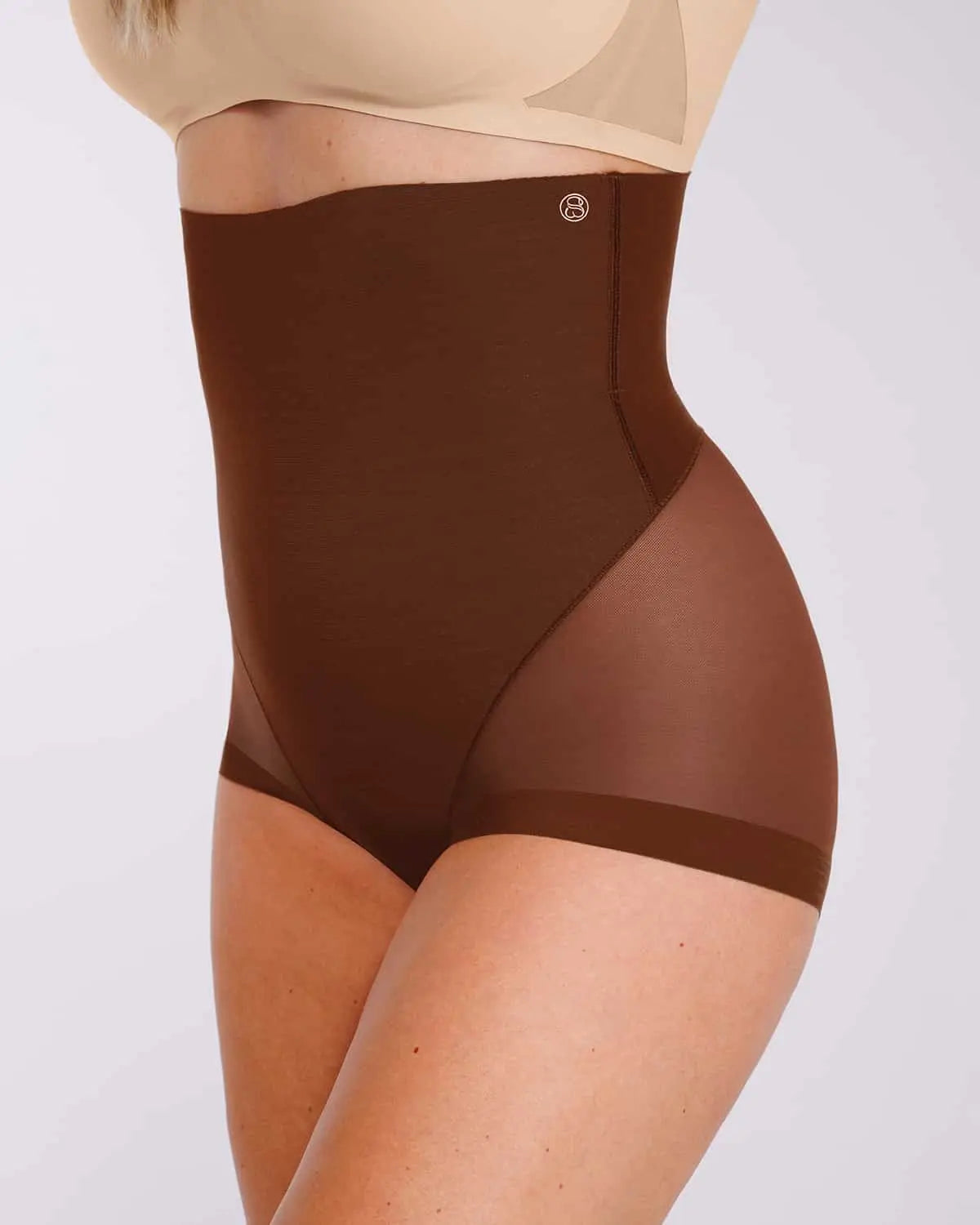 BOOT-YEAHâ„?Mini Brief - Black Mesh Butt-Lifting