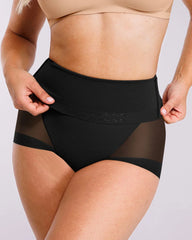 BOOT-YEAHâ„?Mini Brief - Black Mesh Butt-Lifting