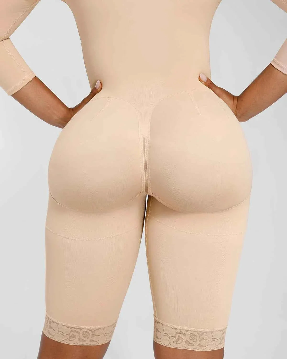 BOOT-YEAHâ„?Midi Bodysuit - Black Lace Butt-Lifting