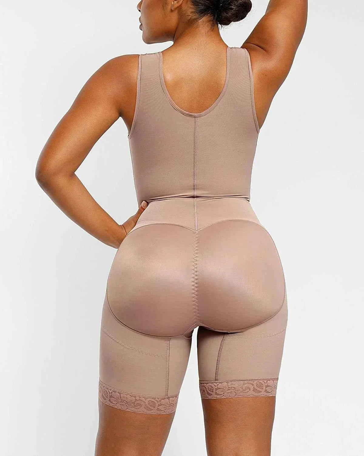 Smart Recovery Maxi Bodysuit - Black Lace Compression