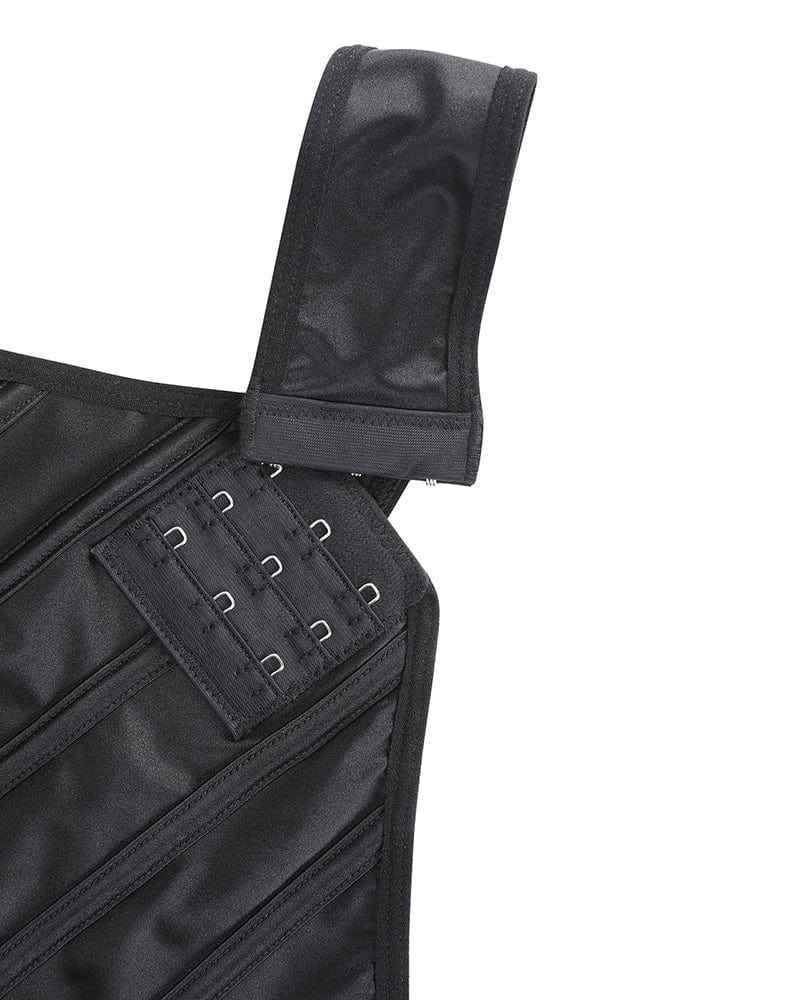 Bare Essentialsâ„?Midi Dress - Black Satin Underwire
