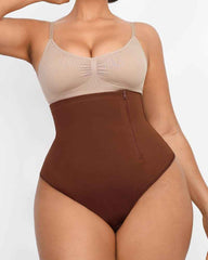 Bare Essentials AirSlim Thong - Black High Waist