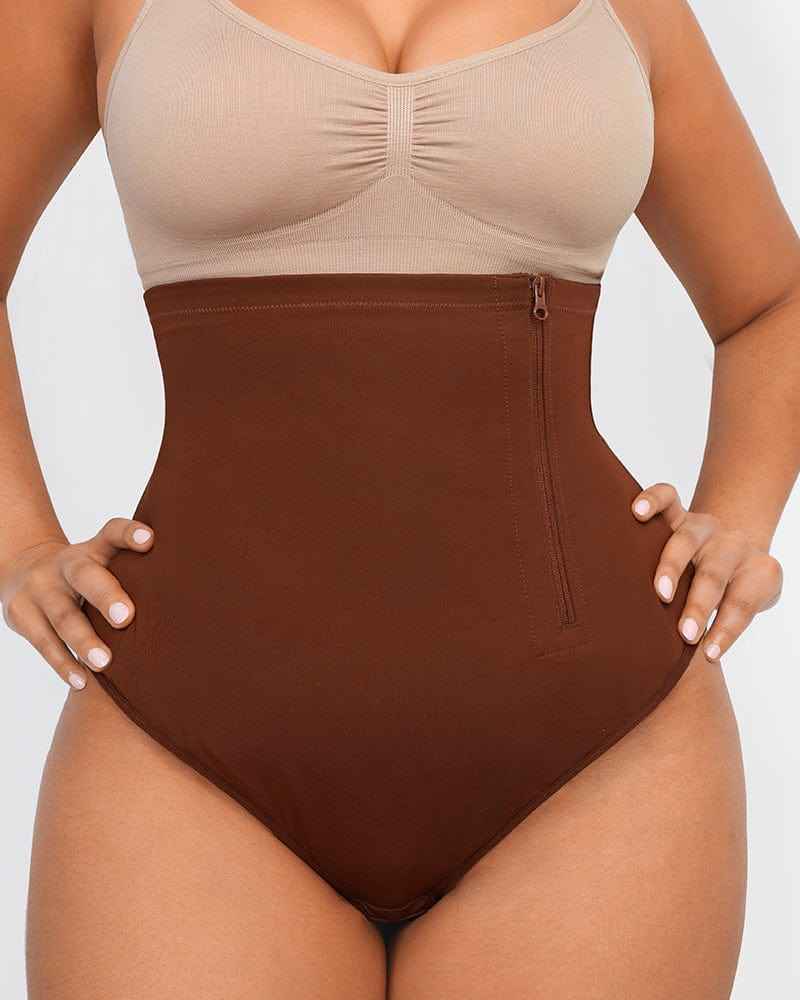 Bare Essentials AirSlim Thong - Black High Waist