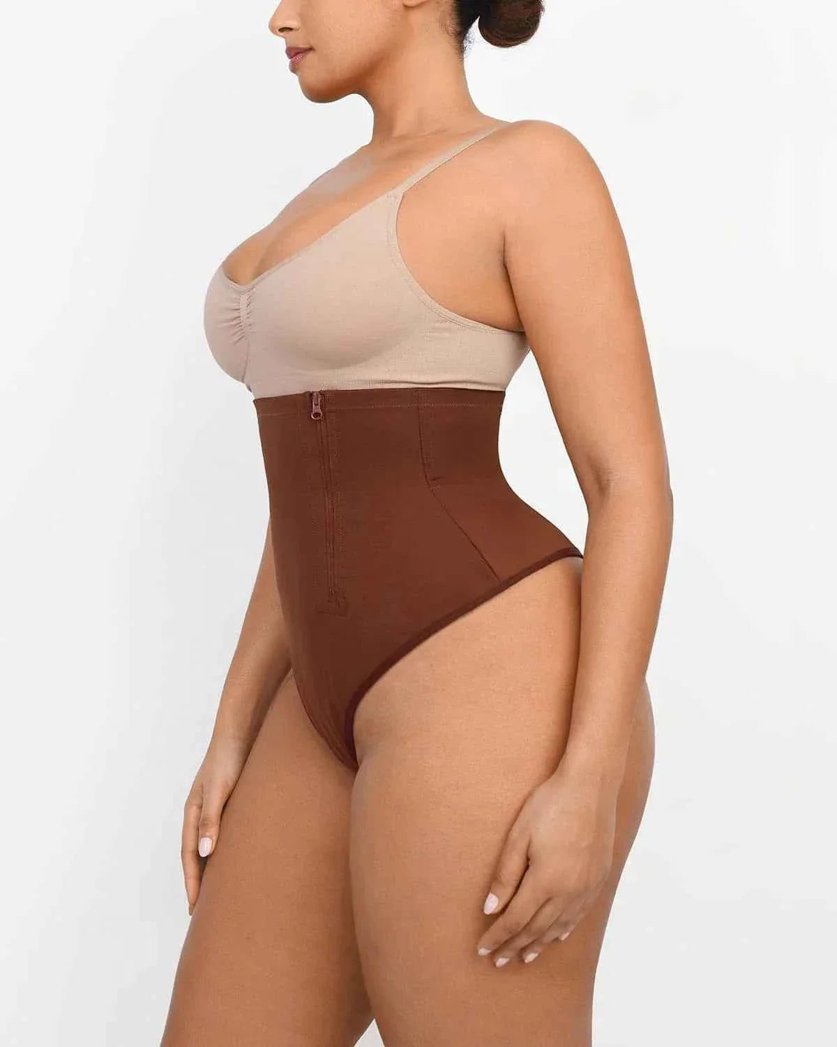 Bare Essentials AirSlim Thong - Black High Waist