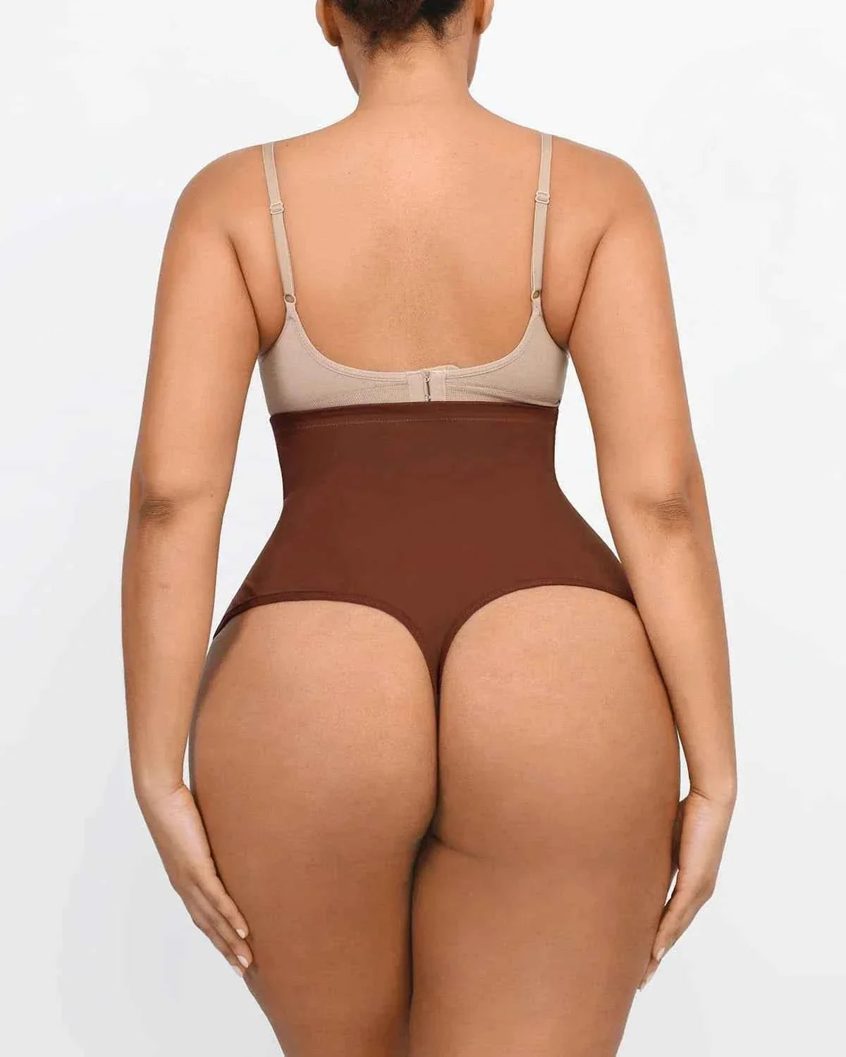 Bare Essentials AirSlim Thong - Black High Waist