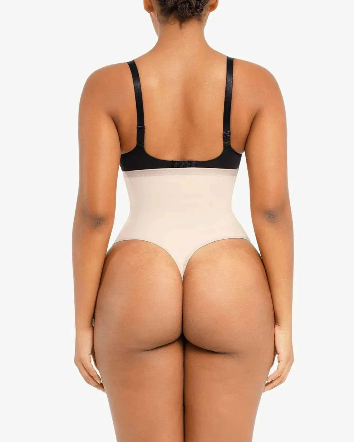 Bare Essentials AirSlim Thong - Black High Waist