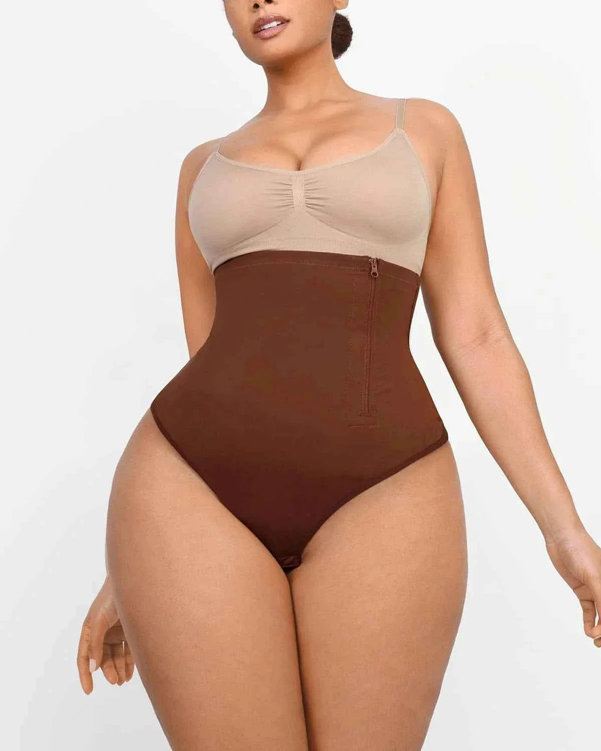 Bare Essentials AirSlim Thong - Black High Waist