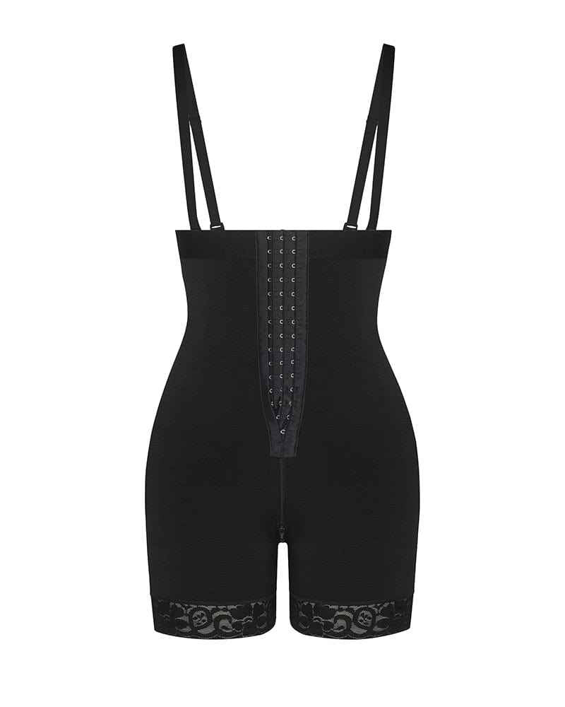 Bare Essentials Strapless Midi Shaper - Black Sculpting