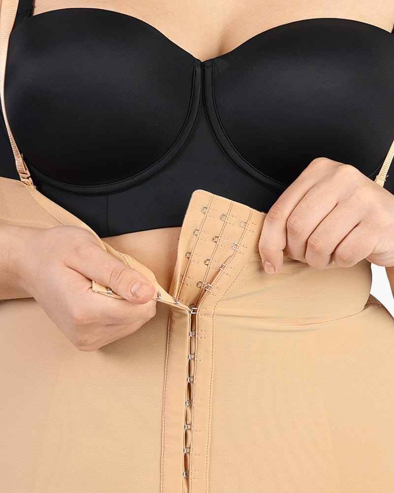 Bare Essentials Strapless Midi Shaper - Black Sculpting