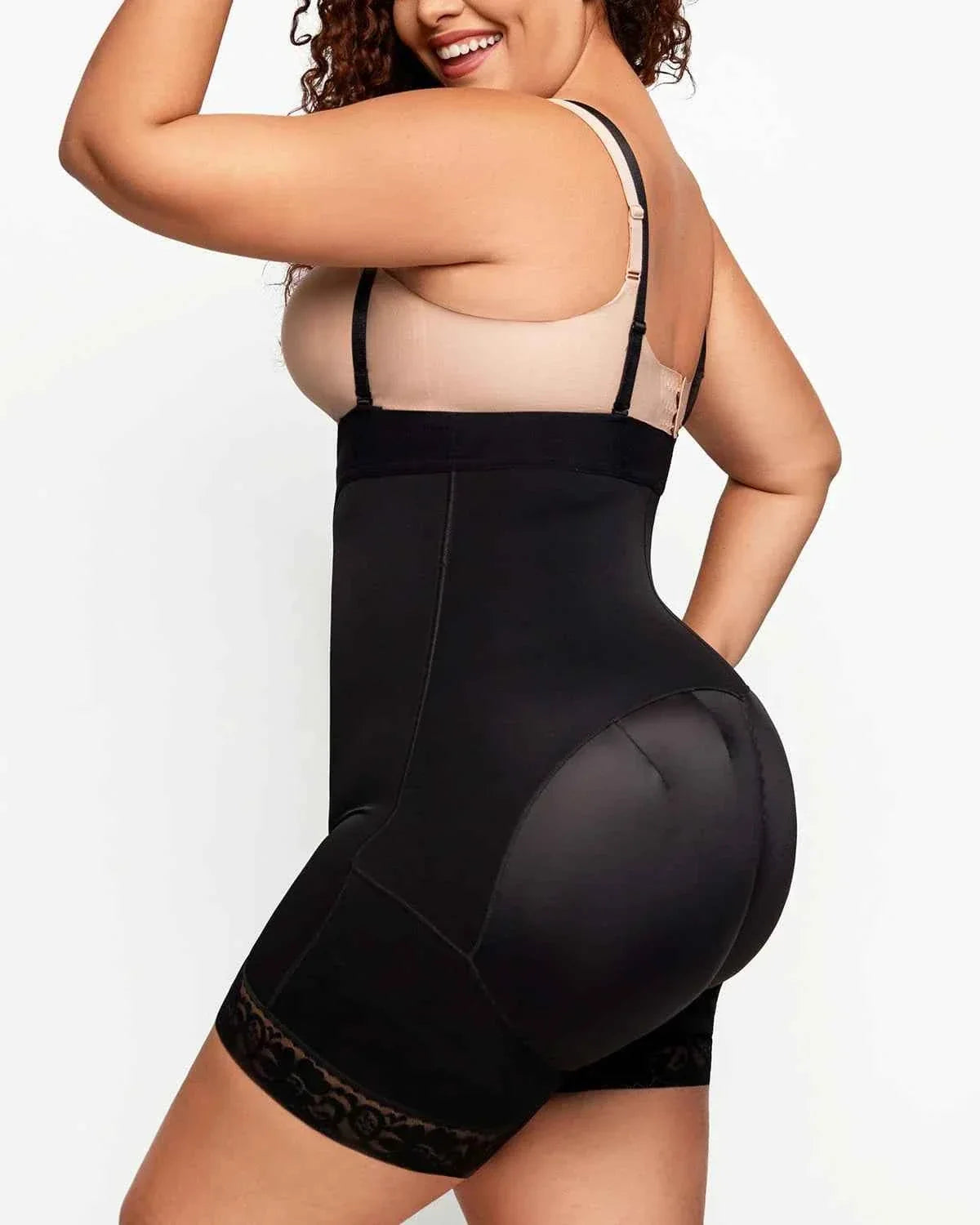 Bare Essentials Strapless Midi Shaper - Black Sculpting