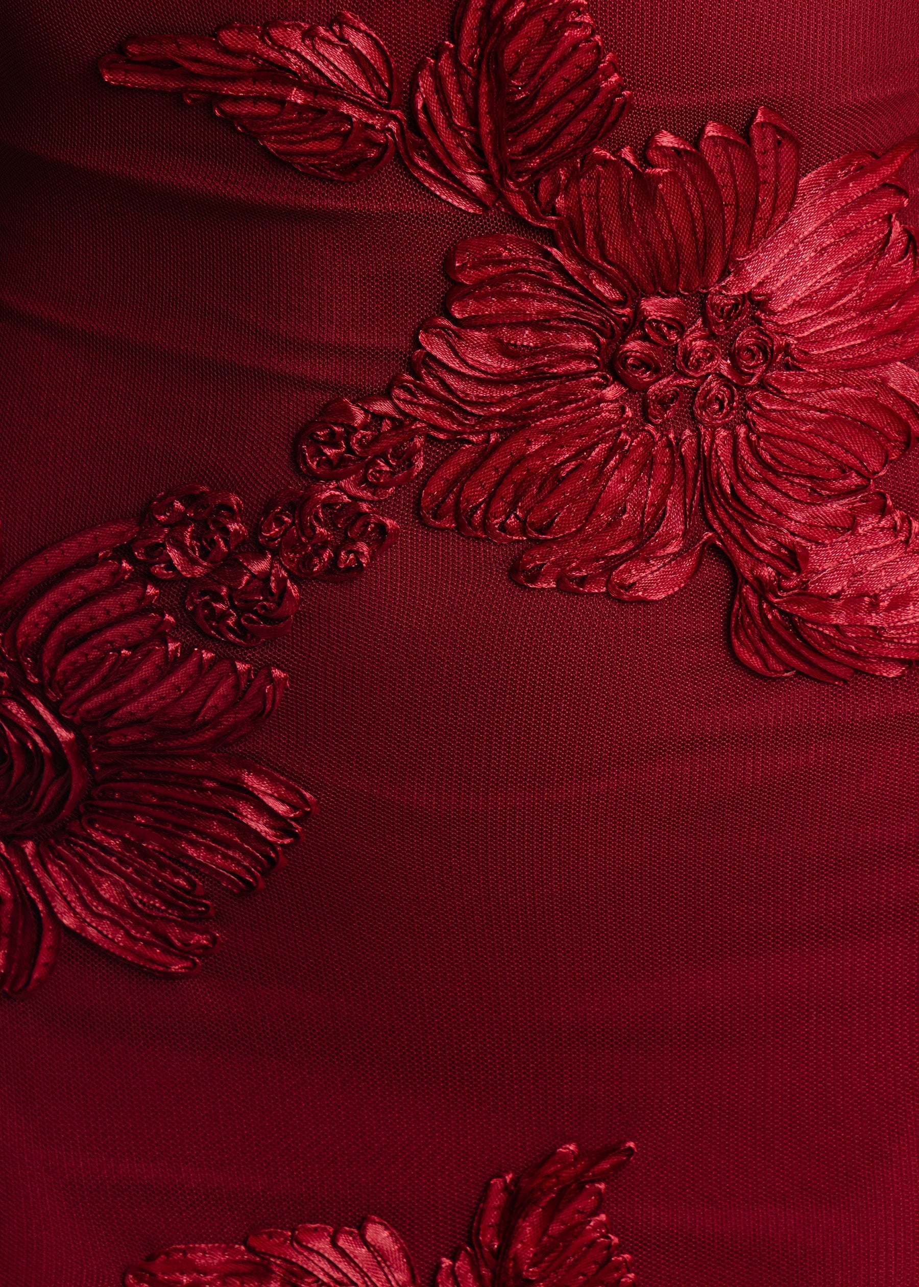 Atomic Heart Maxi Dress - Wine