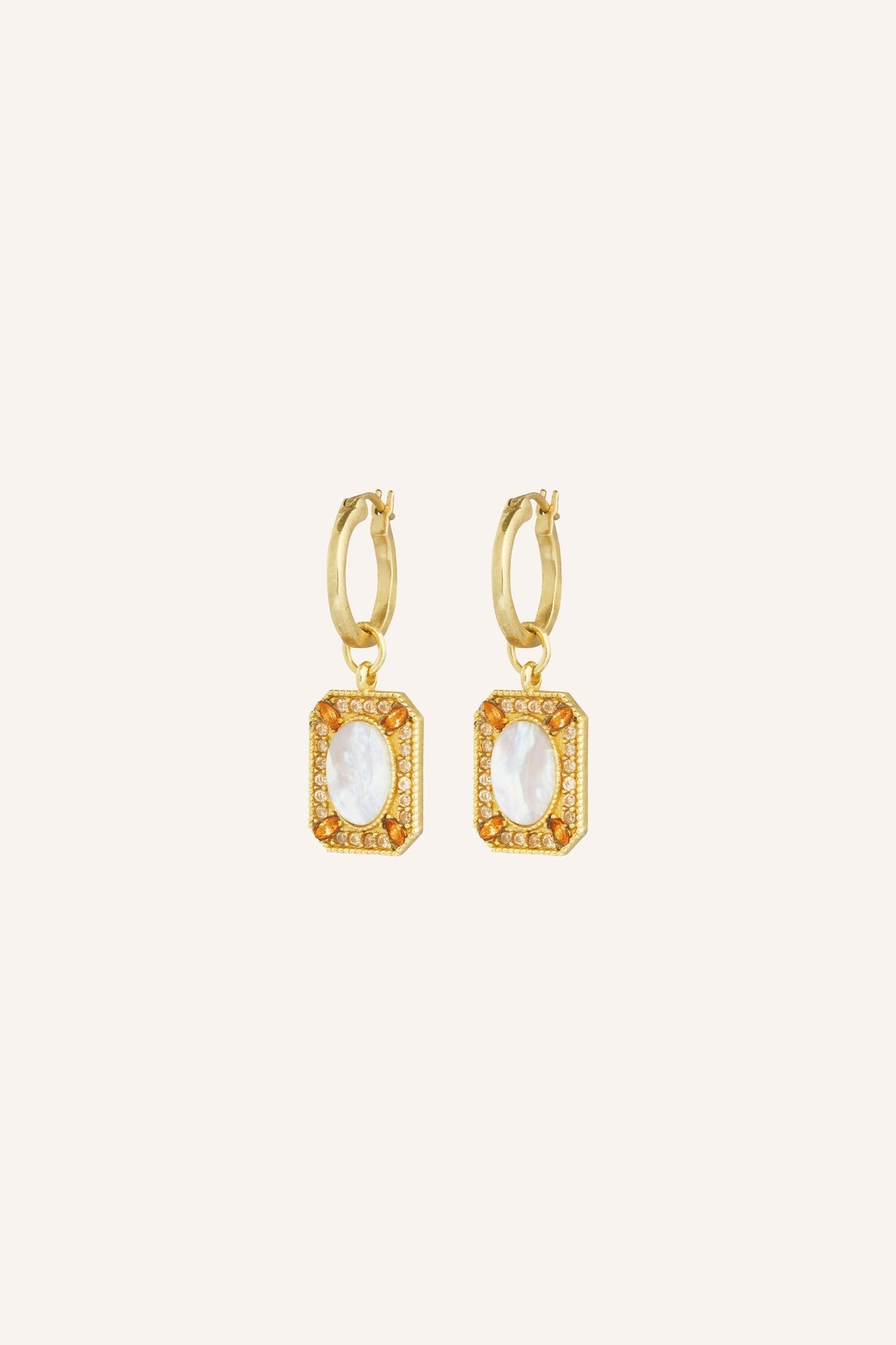 Azela Earrings in Pearl