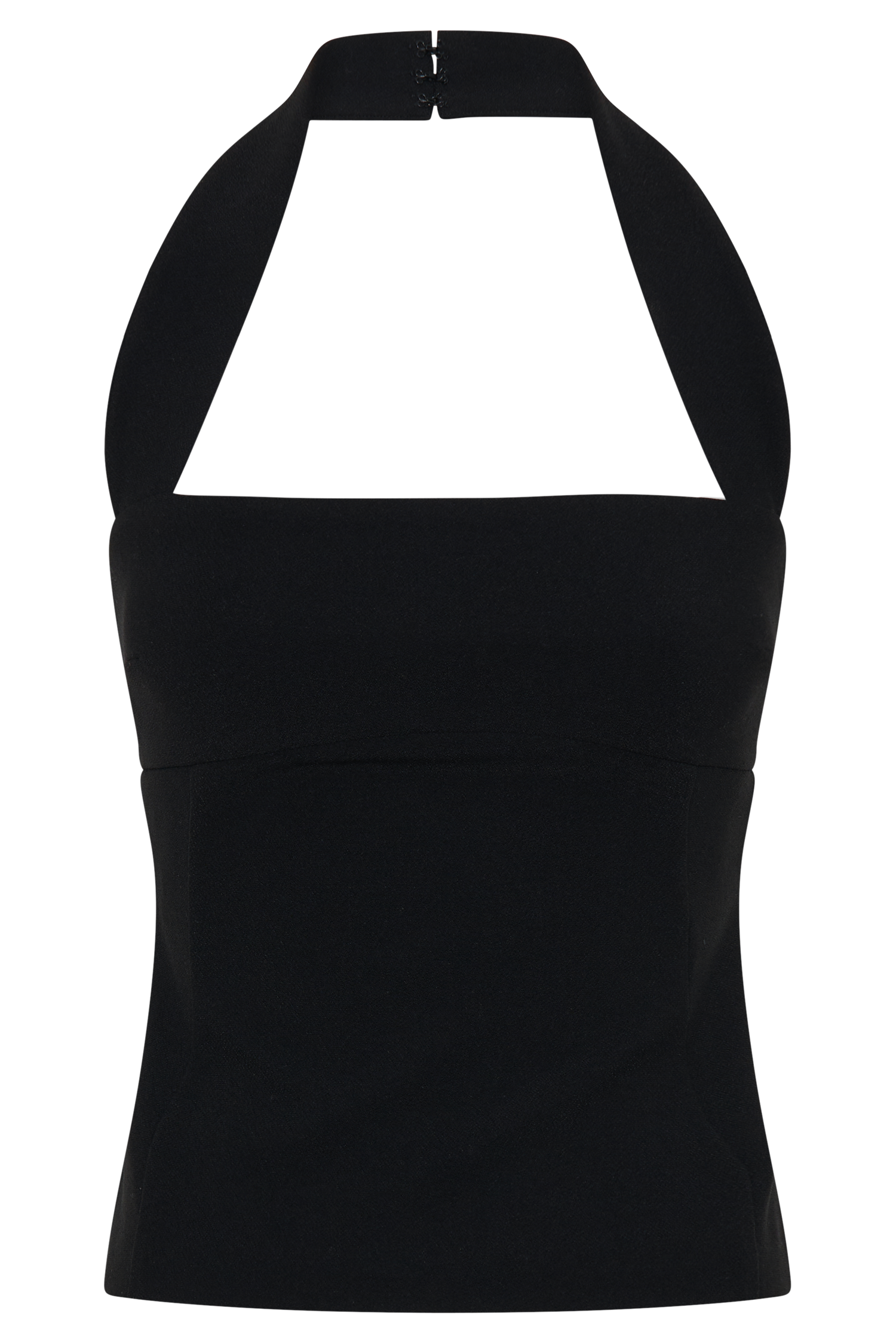 Amelita Black Suiting Halter Top