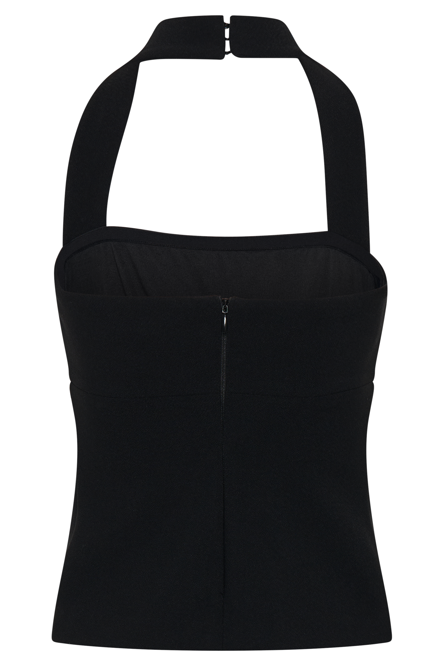 Amelita Black Suiting Halter Top