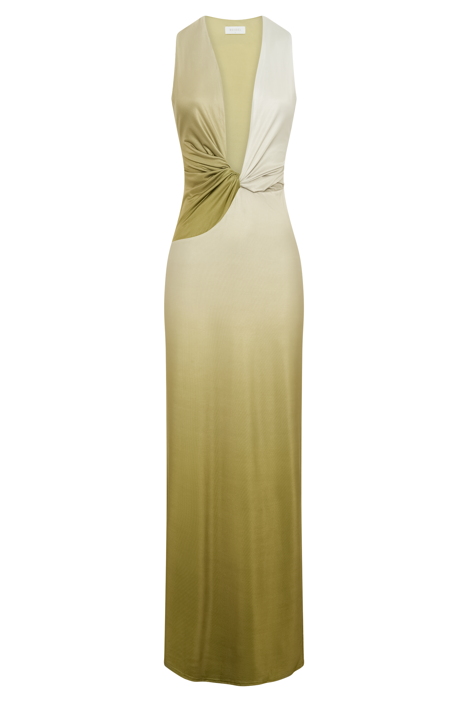 Stella Ombre Vintage Olive Maxi Dress