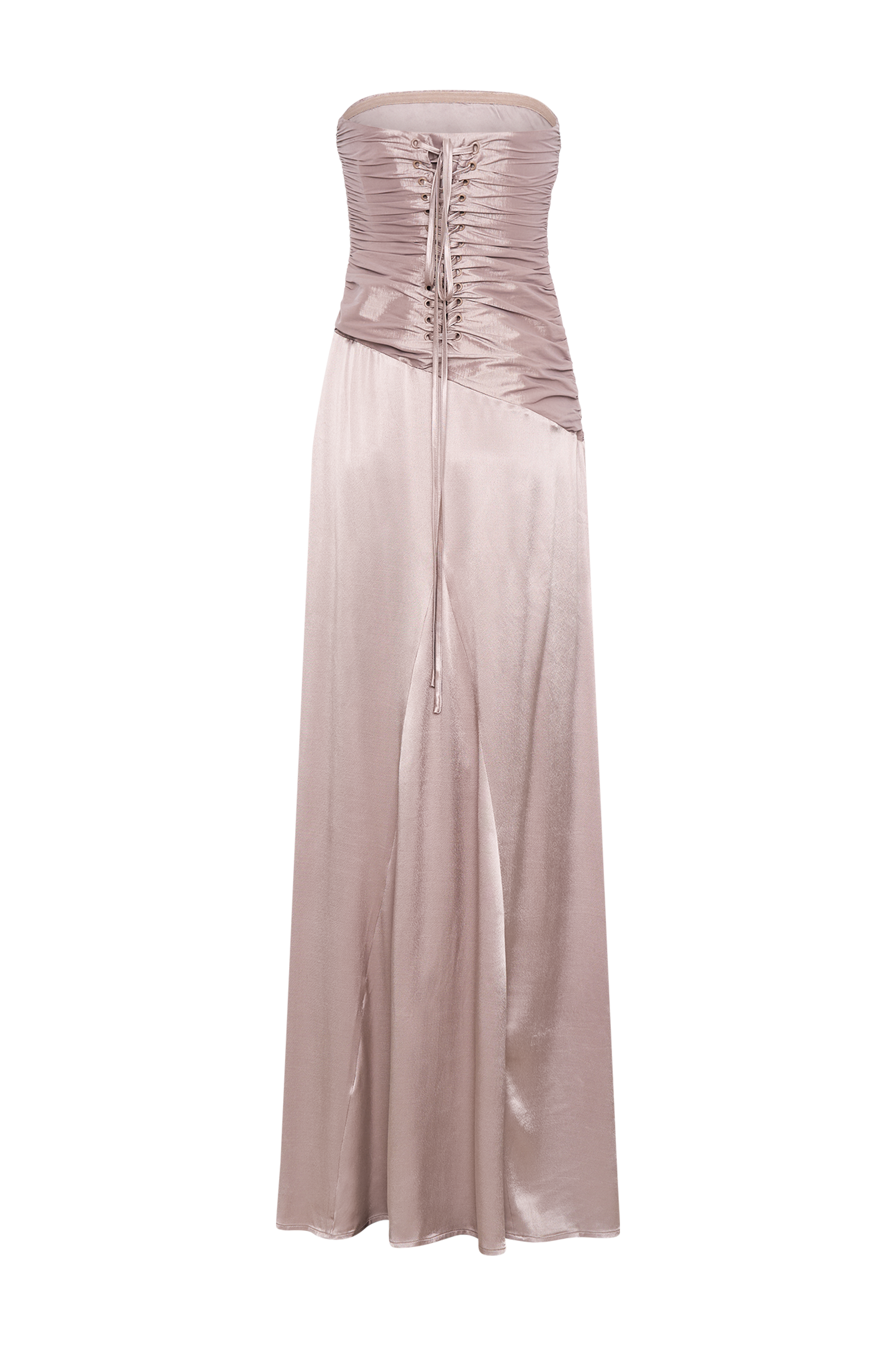 Serena Bronze Taupe Maxi Dress