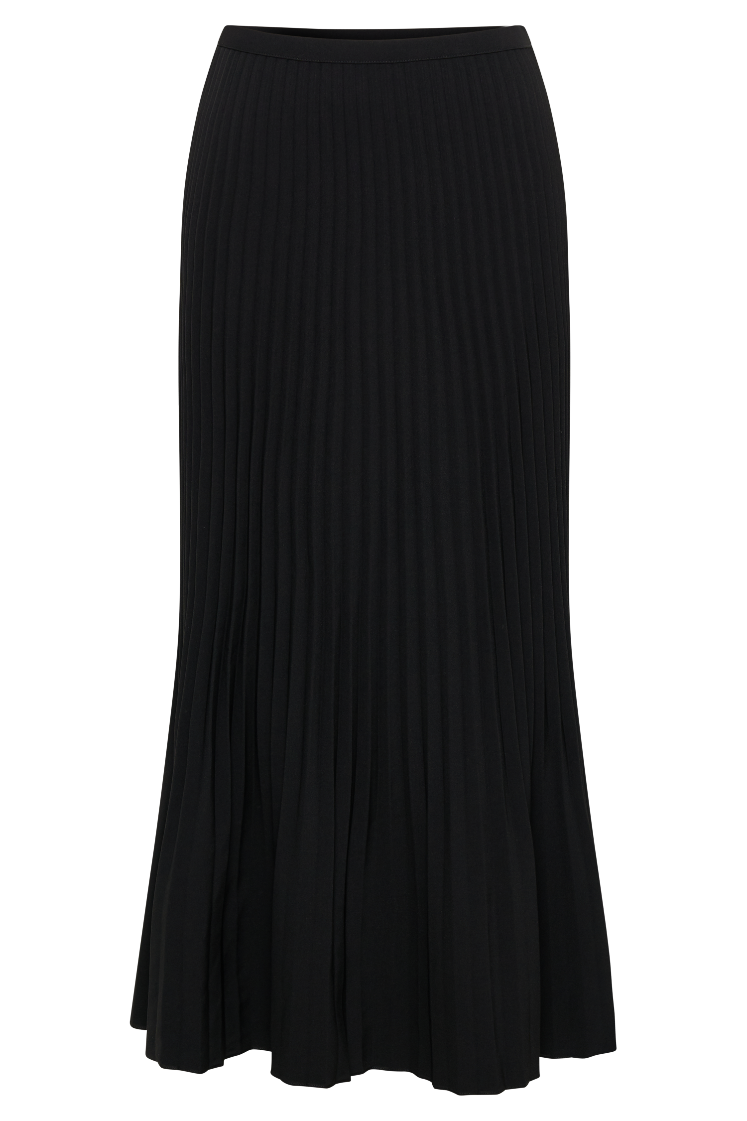Twyla Black Pleated Maxi Skirt